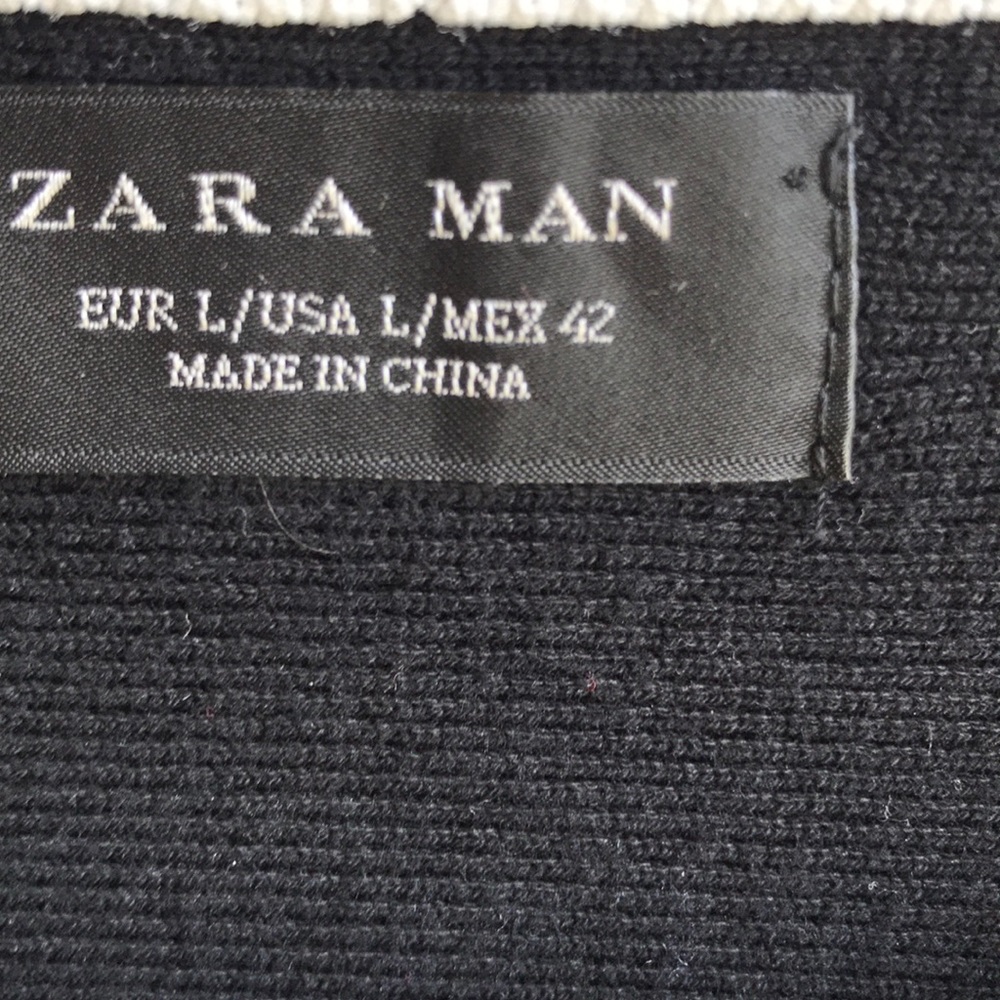 Zara man men’s sweater Sz L❗️sold❗️ - Picture 6 of 7